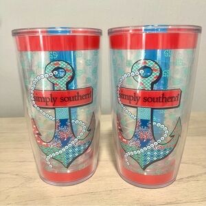 Simply Southern Tervis Anchor Tumbler Set of 2